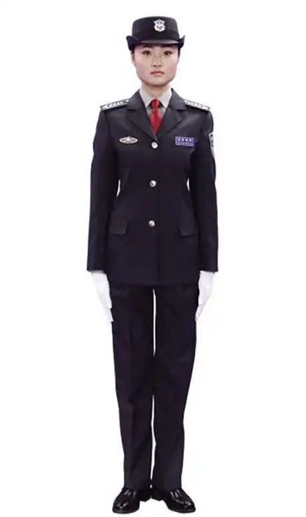 女保安员春秋冬常服|-山东临沂工作服定做,临沂职业装定做,临沂酒店服