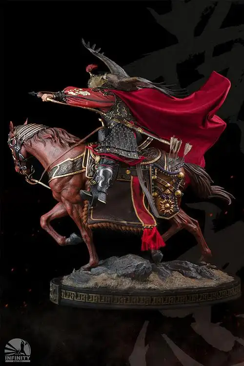 系列现货开天工作室五虎黄忠雕像收藏家装摆件潮玩盲盒