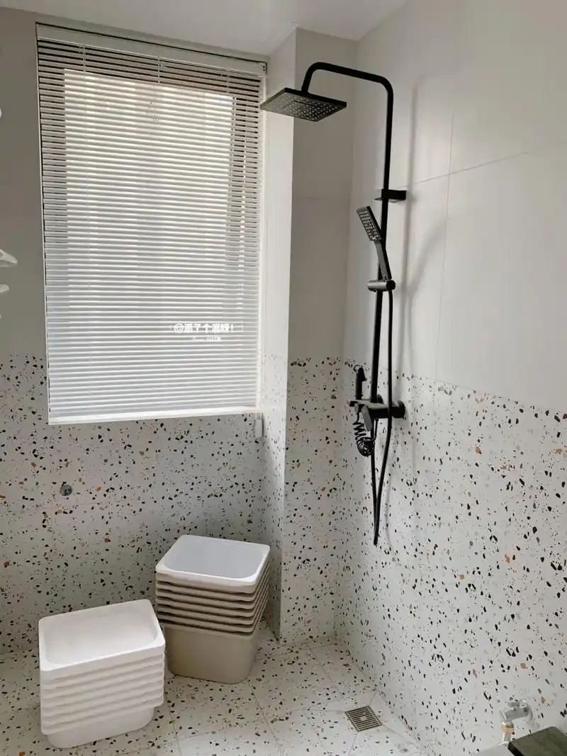 听说有人想看我家瓷砖效果图98(附美缝选择) 99最爱的客卫生间