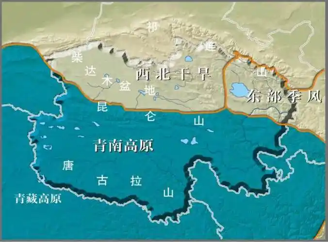 青南高原是指青海省昆仑山以南,唐古拉山以北的那部分土地.