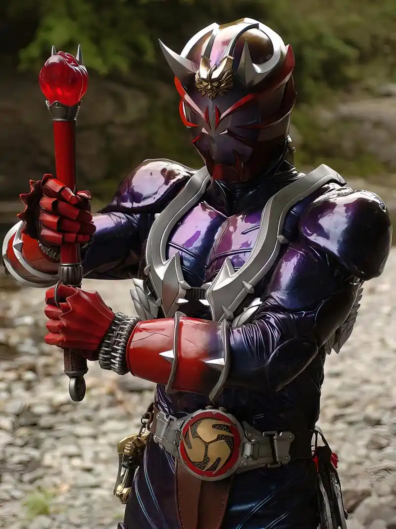 masked rider hibiki  中译为假面骑士响鬼  是平成假面骑士系列第六