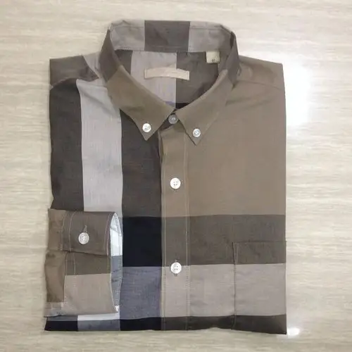 b家衬衫 高级男士个性修身休闲商务高支府绸全棉衬衫