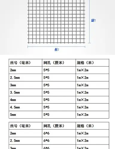 材料         低碳钢丝       货号         电焊网片       规格