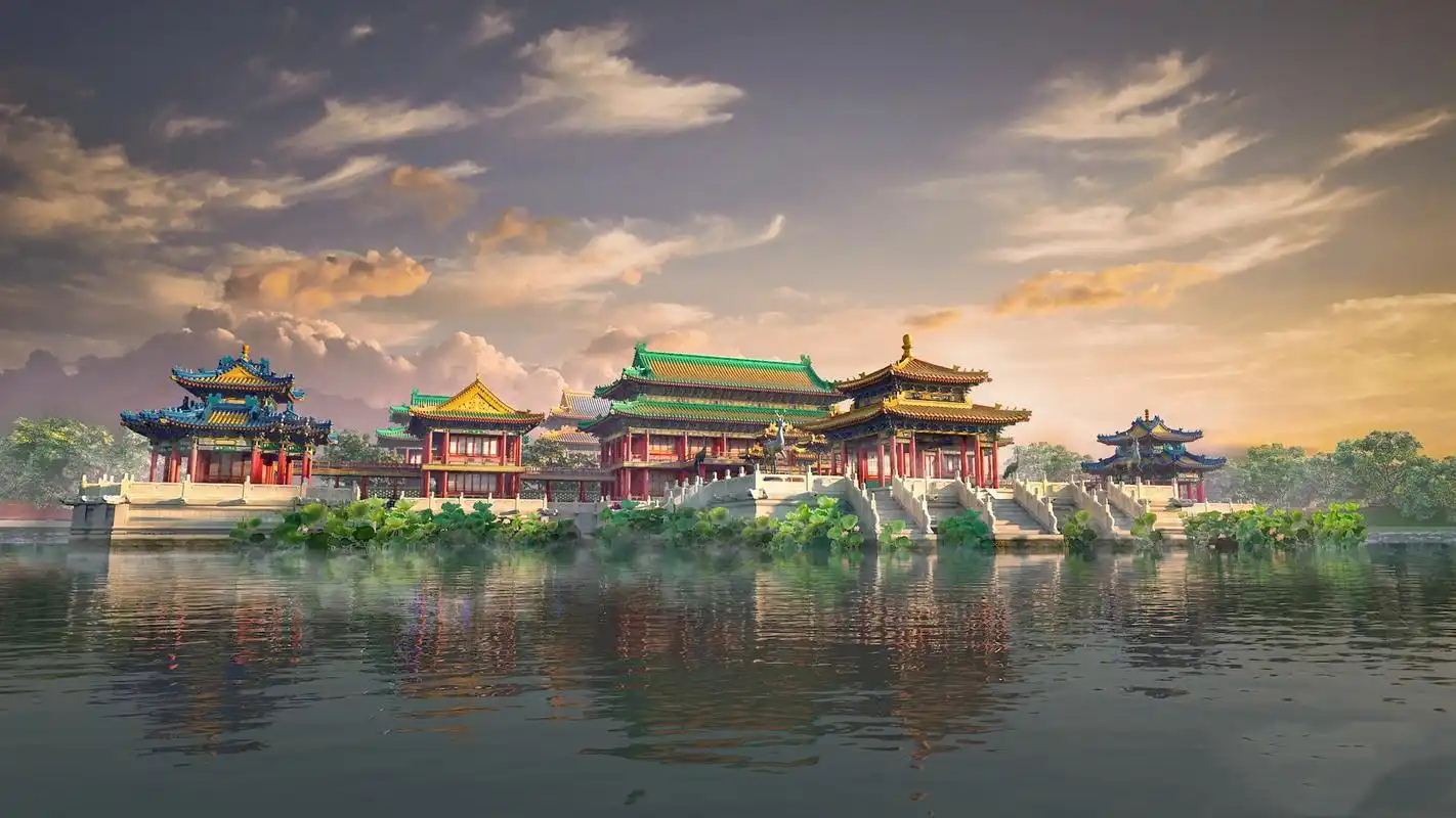 大美圆明园3d复原图真实再现当年的宏伟壮观占地面积3000亩