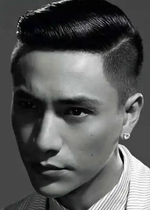 男士油头.不知道怎么和理发师说.