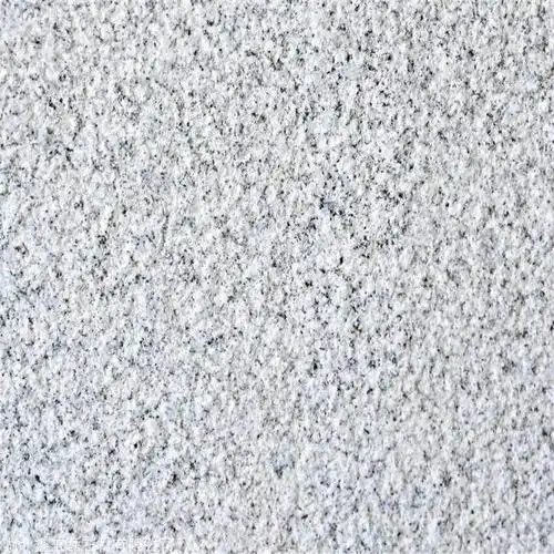 湖北白麻芝麻白花岗石白麻烧毛面