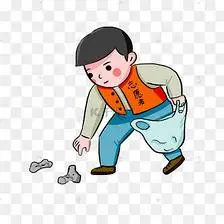 捡垃圾的志愿者