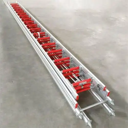通派登高作业铝合金消防拉梯15米拉梯金属梯子实用伸缩救援梯三节单杠