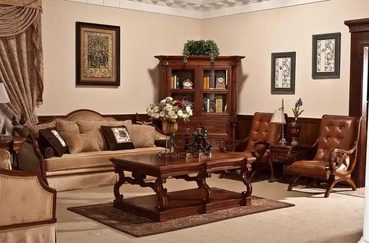 实木家具搭配什么窗帘?从2个方面来选准不会错