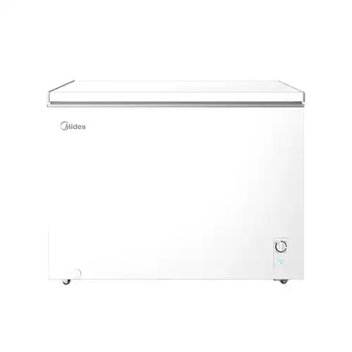 美的300l大容量冰柜家用商用冷藏冷冻冷柜卧式两用减