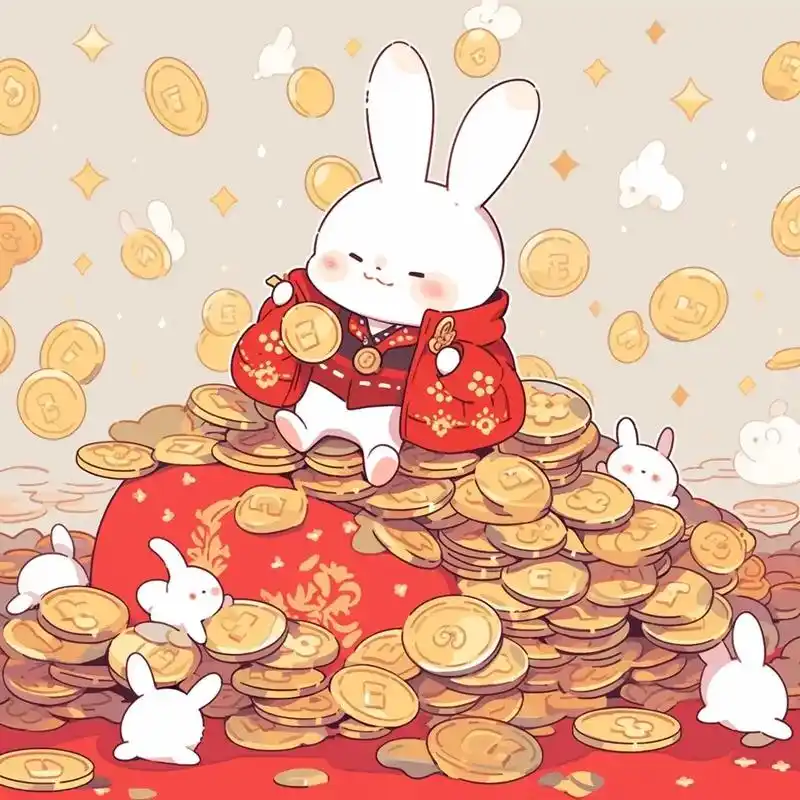 幸福的招财兔 - 抖音