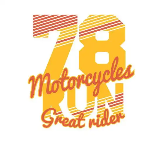 黄色英文字体印花图案