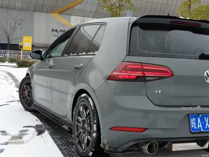 高尔夫7.5代rl水泥灰姿态鉴赏,附改装清单