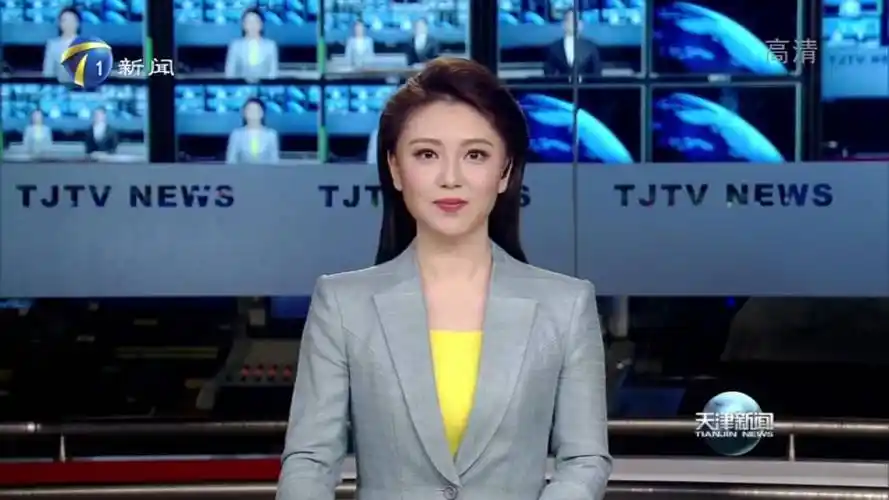 直辖市电视台美女主持人_网络平台_素材_天津电视台