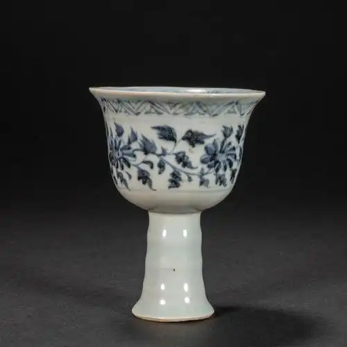 元代青花高足杯