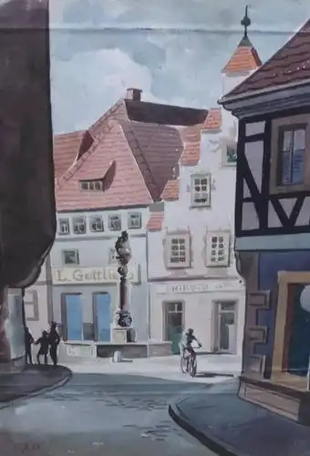 22幅希特勒青年时期的绘画作品有当画家的梦想