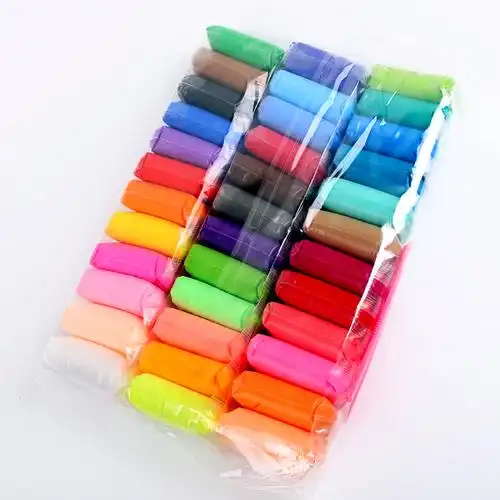 工具36色幼儿园超轻粘土太空美术手工diy橡皮泥彩泥