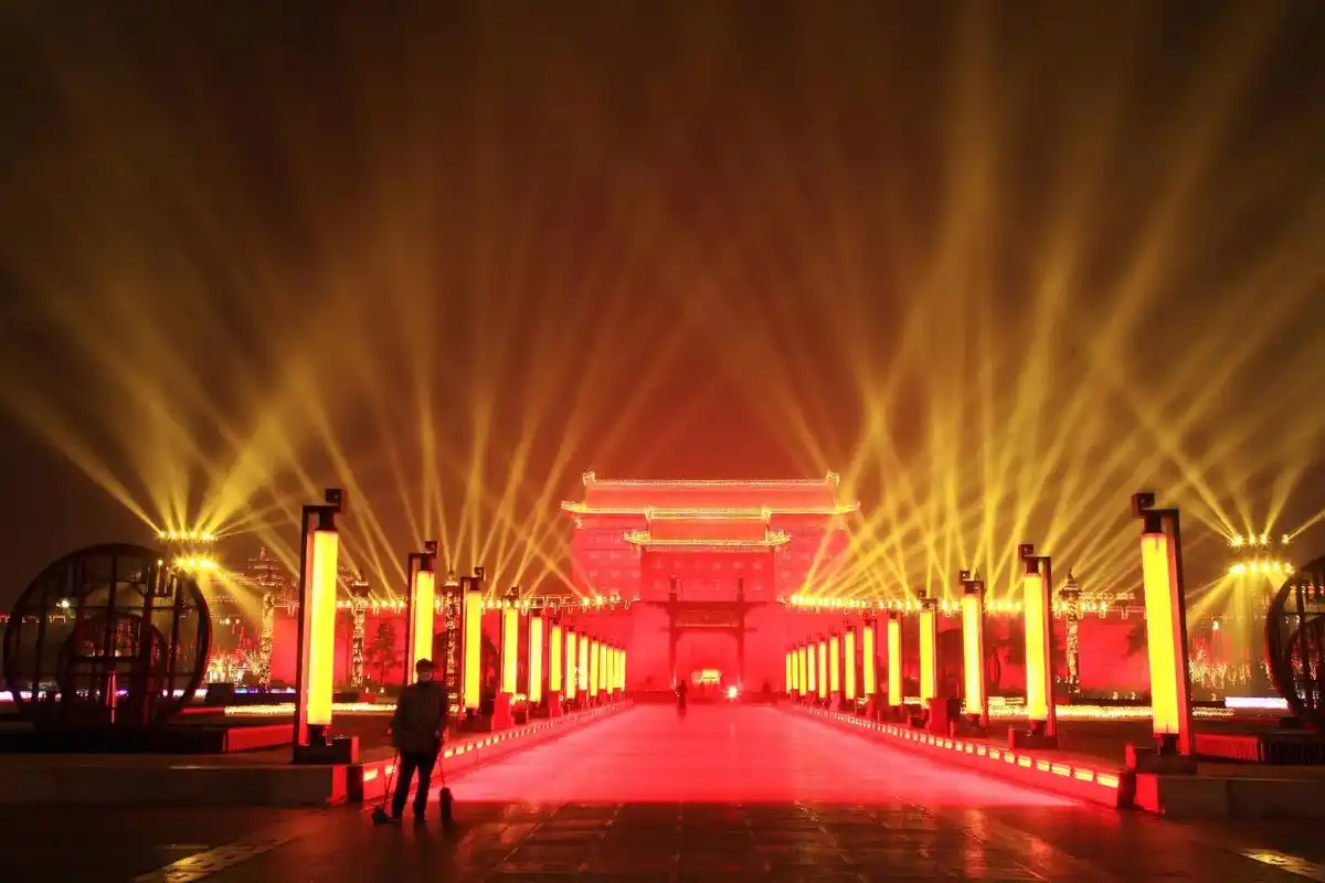 麦客摄影一西安城墙永宁门夜景 - 抖音