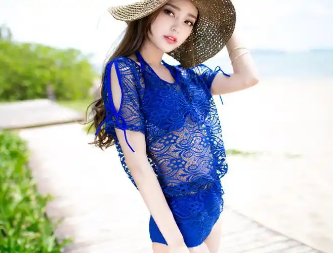 奢奇高腰比基尼 泳衣女聚拢小胸钢托游泳衣bikini显瘦遮肚44000