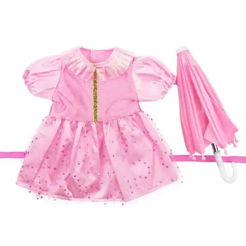 粉红布娃娃连衣裙