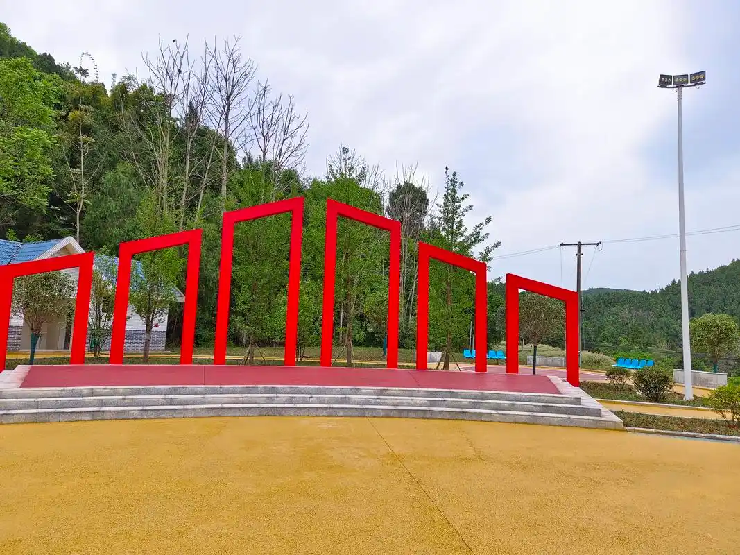 提升乡村活力,石马文化广场带你健身