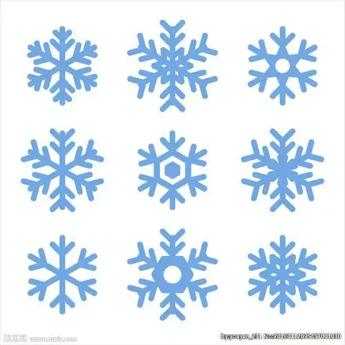 雪花简笔画画法雪花简笔画画法步骤