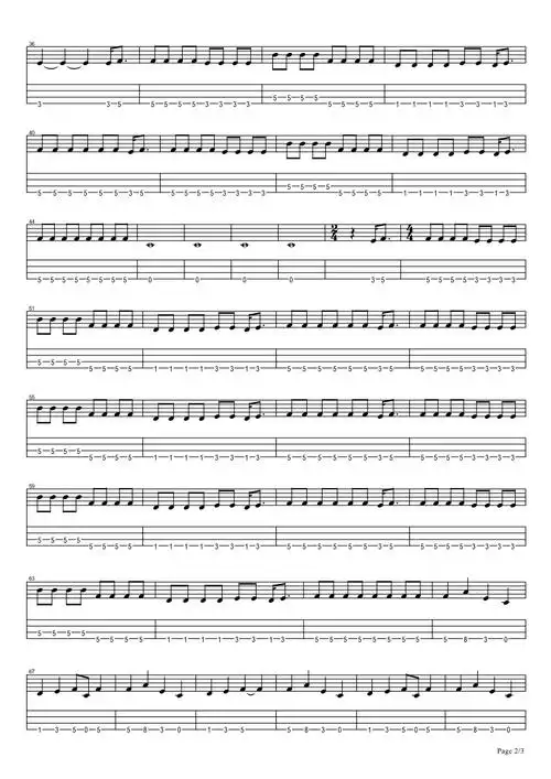 大地(贝司谱)-beyond