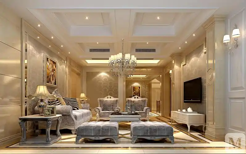 2万187㎡简欧四房装修西西那堤美式装修-红星美凯龙家装效果图