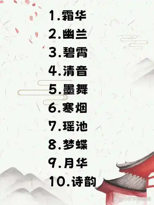 二字古风仙气网名  以下是我找到的具有古风仙气的二字网名,希望对您