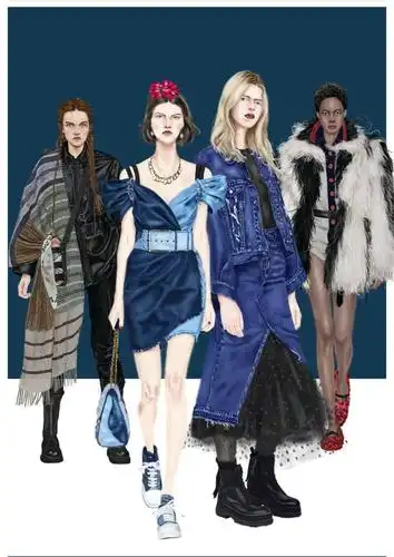 这么好看的时装画不学都对不起长大一岁的自己《电脑效果图表现技法》