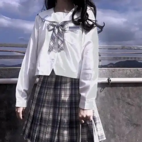 jk制服少女真人头像第二弹