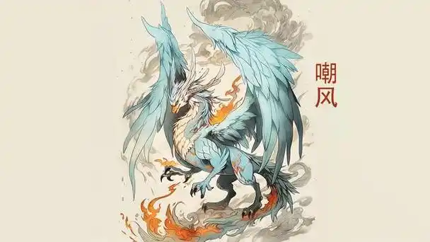 龙生九子:嘲风,古代殿角走兽,能祛邪避灾