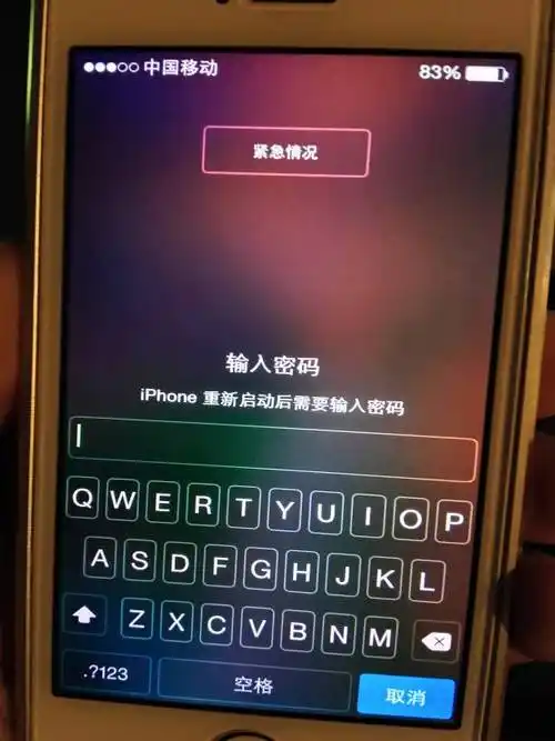 iphone 5用电脑重置id密码后,手机重启后要求输入密码,不知道是输入