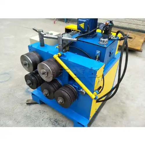 方管圆管盘圆机角钢卷法兰机角铁槽钢卷圆机 多用途型材弯曲设备