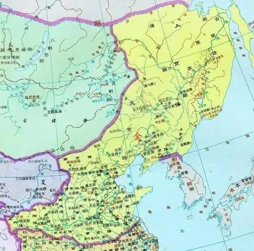 上图_ 金朝疆域