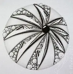 禅绕画-花瓣网|陪你做生活的设计师 | 线描