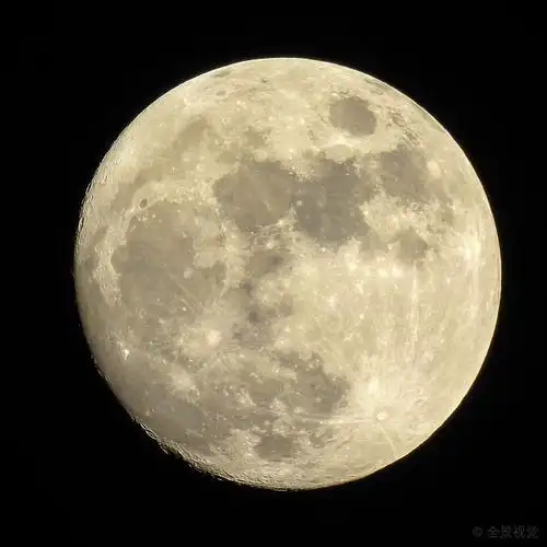 月亮_暗色_夜空_满月_高清图片_全景视觉