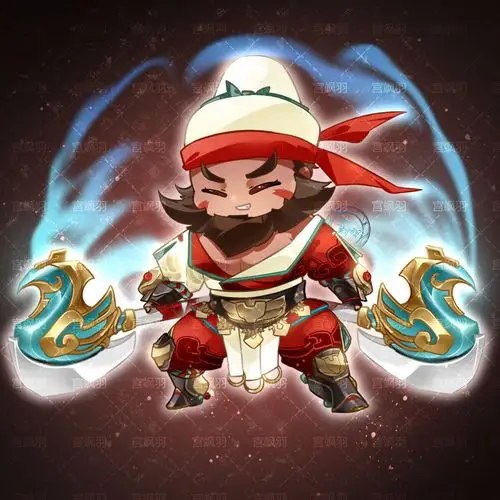 【同人绘画】s23赛季皮肤程咬金演武夺筹超可爱的金金你见过吗