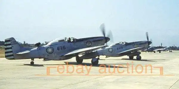 f-84g"雷电喷气"战斗机.p-51d"野马"战斗机.