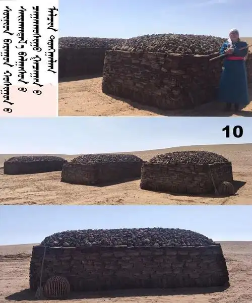 牧民家的牛粪堆一个比一个漂亮