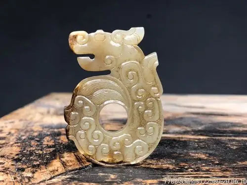 首页 零售 其他玉石/玉器 >> 【高古玉龙纹佩】