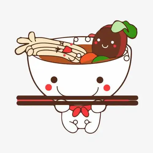 卡通碗矢量素材