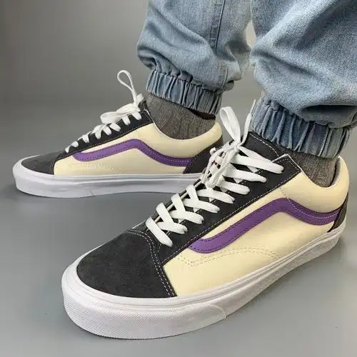 vans style 36范斯米白紫橘子汽水帆布鞋低帮男女板鞋vn0a3dz3vy3
