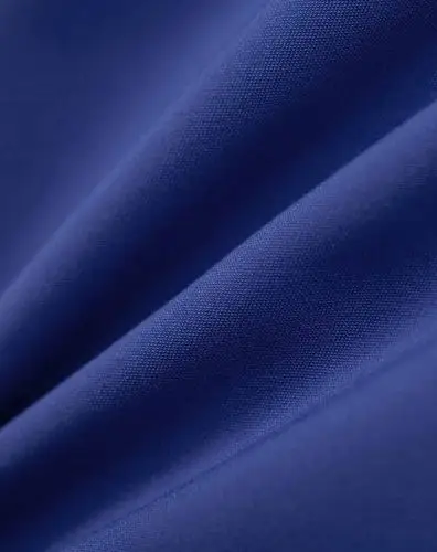 宝蓝色简约素雅九分裤