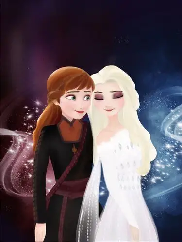 冰雪奇缘2的姐妹花