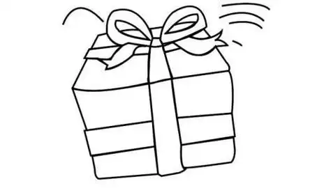 可爱彩色礼物简笔画步骤图解 带颜色盒子礼物简笔画怎么画