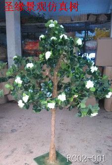 仿真茉莉花树清新养眼室内外摆设茉莉花树绿色邂逅田园茉莉花树