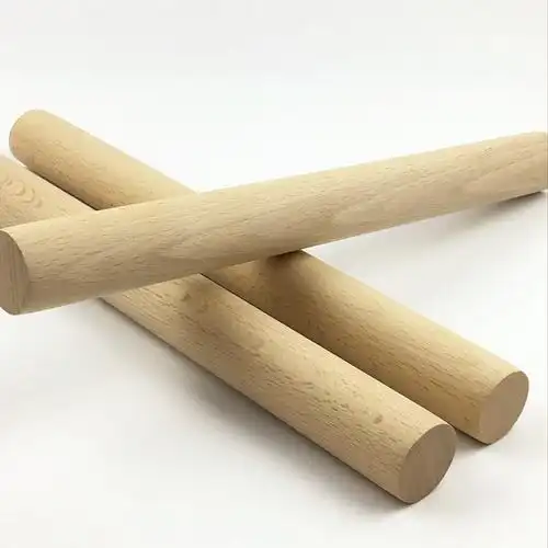 超长木棍武术木棒榉木实木圆棍硬木圆棒实木条木杆木柱旗杆长2米_双氙