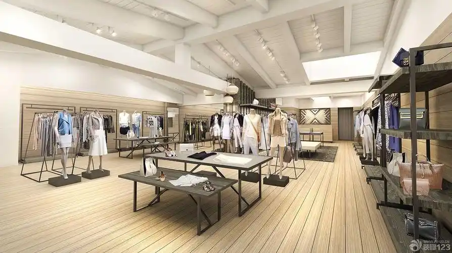 2020最新时尚品牌服装店服装陈列装修实景图大全