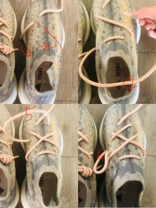 93yeezy380 鞋带系法 尺码怎么选99